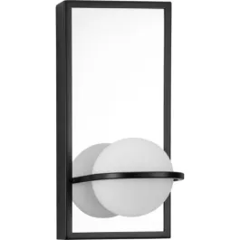 Progress Lighting Pearl LED 1-Light Wall Sconce - 3000K - 120V - Matte Black