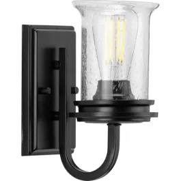 Progress Lighting Winslett 1-Light Bath Vanity Sconce - 120V - Matte Black