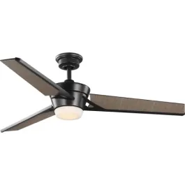Progress Lighting Kasota 56" 3-Blade Indoor/Outdoor LED Ceiling Fan - 3000K - 120V - Oil Rubbed Bronze