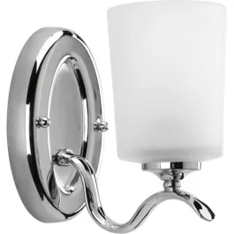 Progress Lighting Inspire 1-Light Bath Vanity Sconce - 120V - Polished Chrome