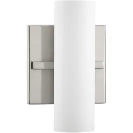 Progress Lighting Colonnade 1-Light LED Bath Vanity Sconce - 3000K - 120V - Brushed Nickel