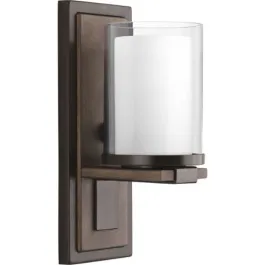 Progress Lighting Mast 1-Light Wall Sconce - 120V - Antique Bronze