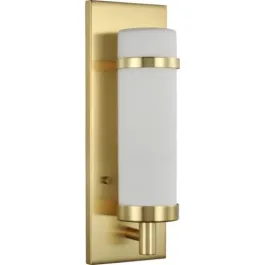 Progress Lighting Hartwick 14" Wall Sconce - 120V - Satin Brass