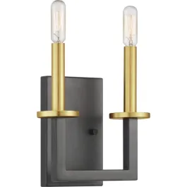 Progress Lighting Blakely 2-Light Wall Sconce - 120V - Graphite