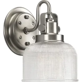 Progress Lighting Archie 1-Light Bath Vanity Sconce - 120V - Antique Nickel