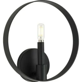 Progress Lighting Breckenridge 1-Light Wall Sconce - 120V - Matte Black