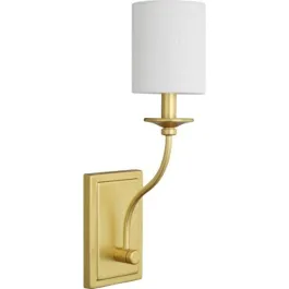 Progress Lighting Bonita 1-Light Wall Sconce - 120V - Satin Brass