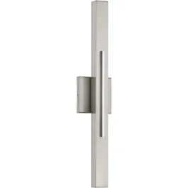 Progress Lighting Planck 2-Light LED Wall Sconce - 3000K - 120V - Brushed Nickel