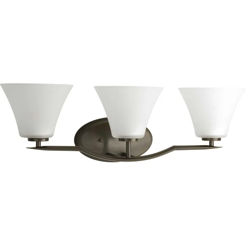 Bravo 3 Light 26.75 inch Antique Bronze Bath Vanity Wall Light
