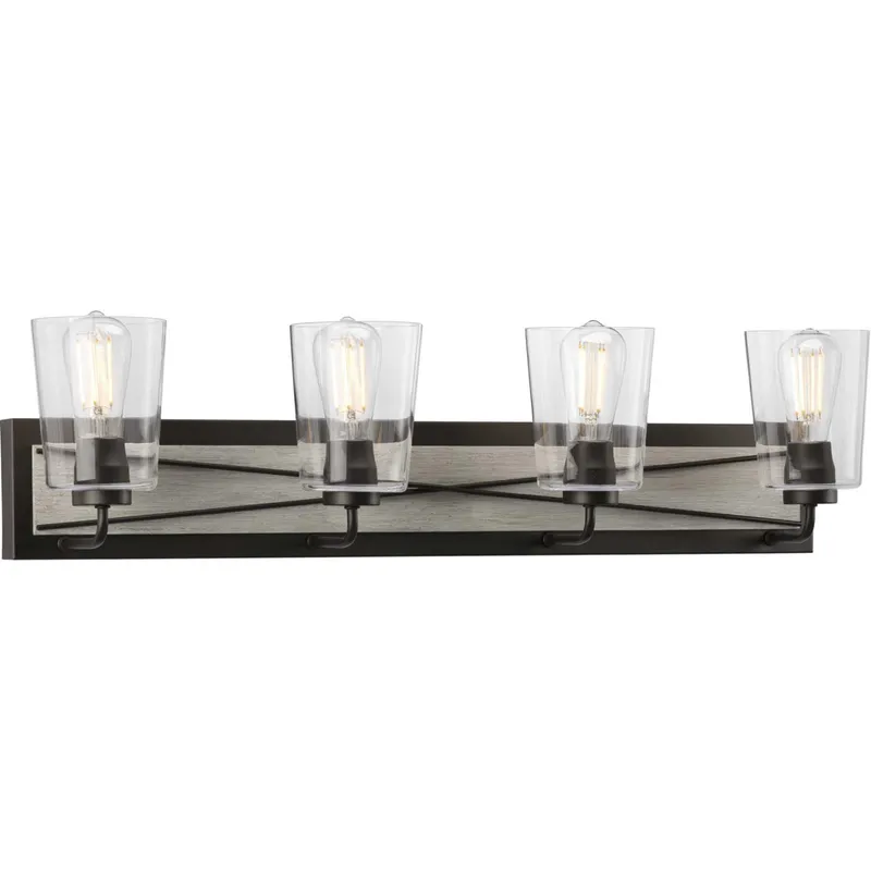 Briarwood 4 Light 34.75 inch Graphite Bath Vanity Wall Light