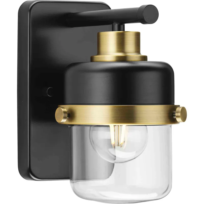 Beckner 1 Light 5 inch Matte Black Bath Light Wall Light
