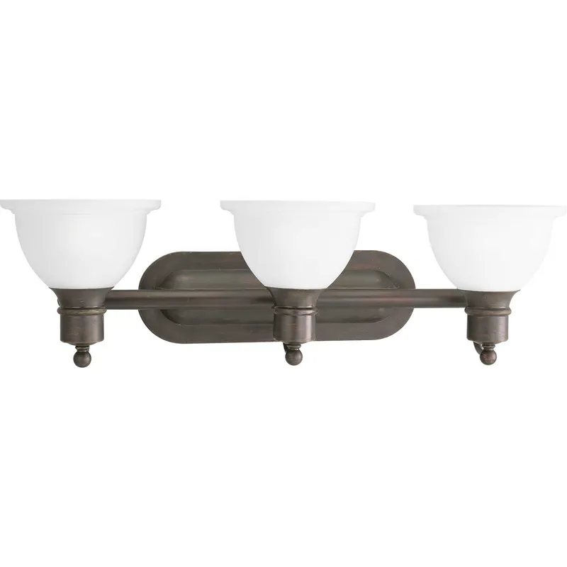 Madison 3 Light 27.5 inch Antique Bronze Bath Vanity Wall Light