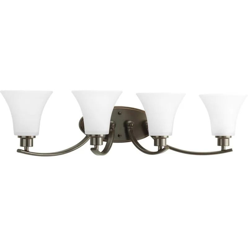 Joy 4 Light 30 inch Antique Bronze Bath Vanity Wall Light