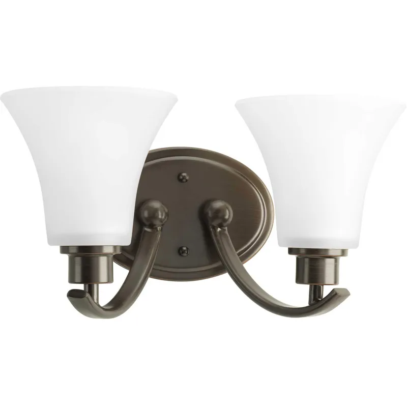 Joy 2 Light 14 inch Antique Bronze Bath Vanity Wall Light