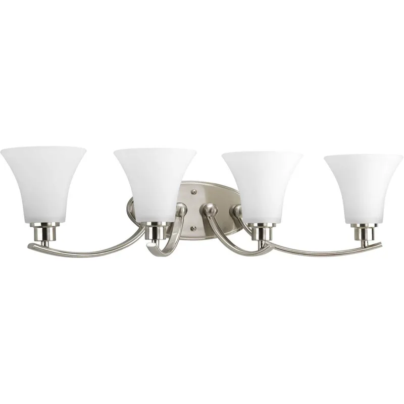 Joy 4 Light 30 inch Brushed Nickel Bath Vanity Wall Light