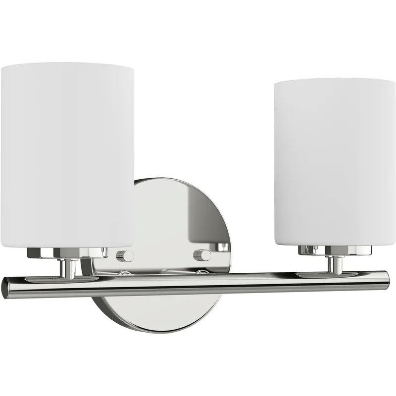 Replay 2 Light 13 inch Polished Nickel Bath Vanity Wall Light