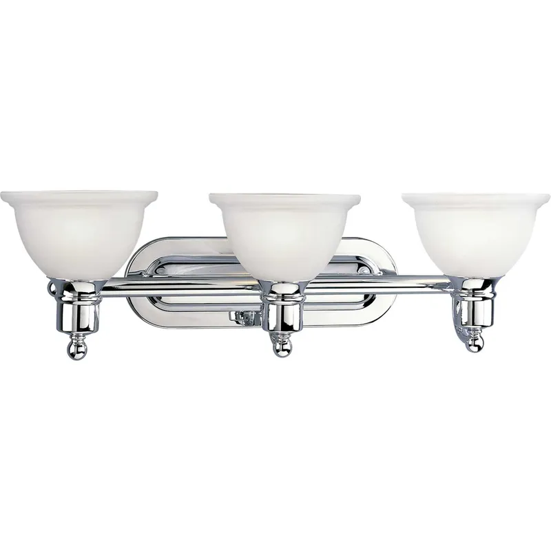 Madison 3 Light 27.5 inch Polished Chrome Bath Vanity Wall Light