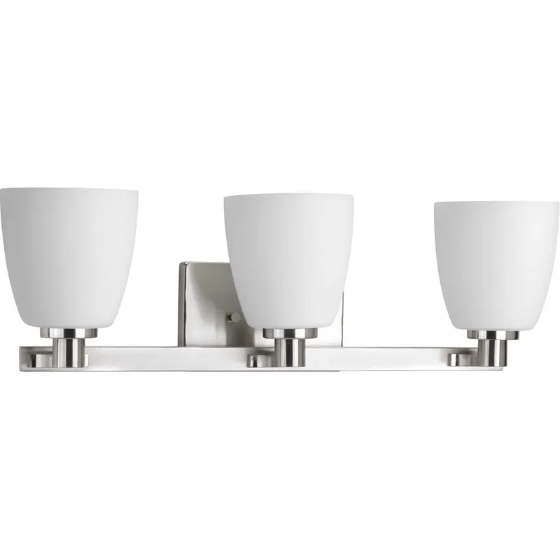 Fleet 3 Light 23 inch Brushed Nickel Bath Vanity Wall Light