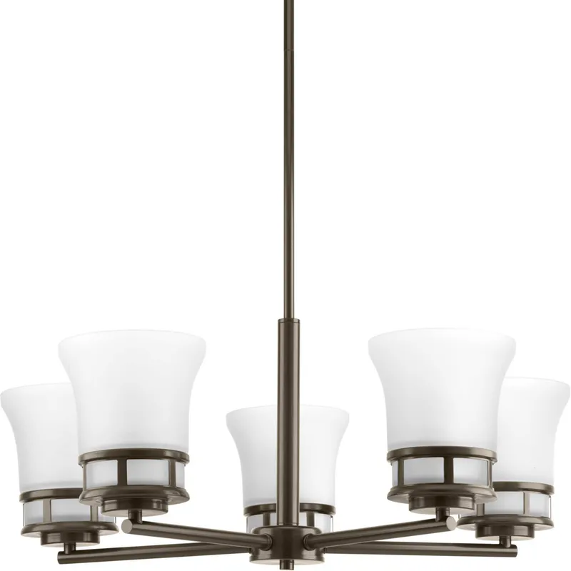 Cascadia 5 Light 26 inch Antique Bronze Chandelier Ceiling Light