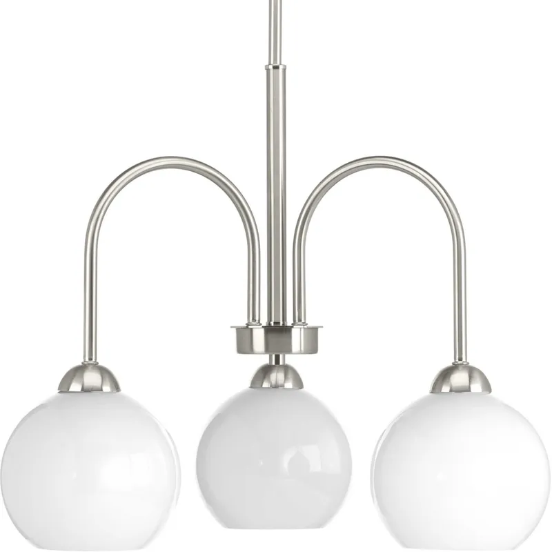 Carisa 3 Light 21.5 inch Brushed Nickel Chandelier Ceiling Light