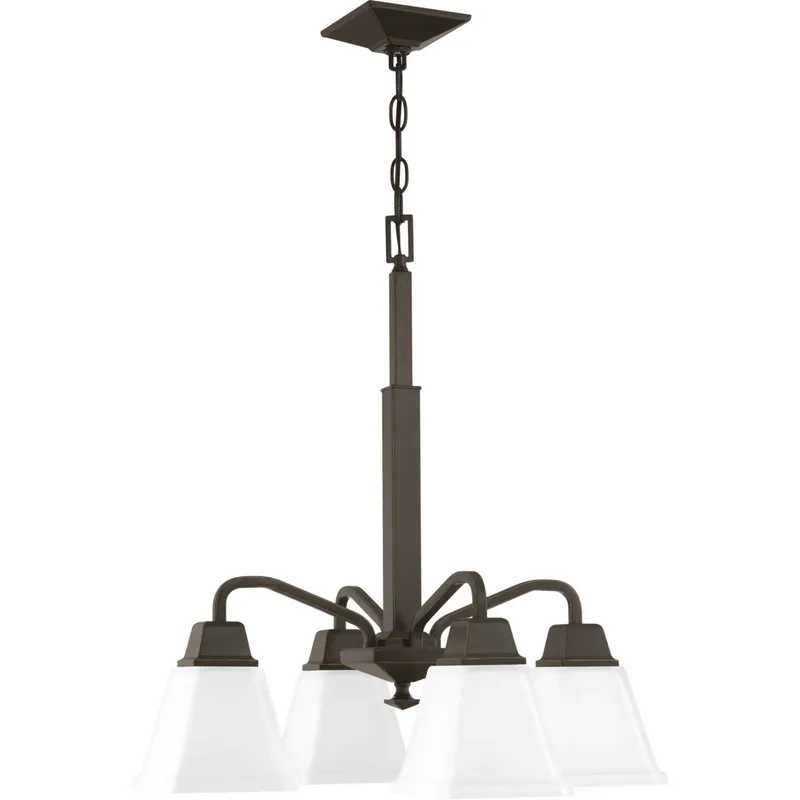Clifton Heights 4 Light 21 inch Antique Bronze Chandelier Ceiling Light