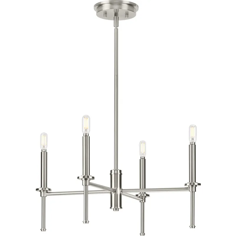 Elara 4 Light 22.87 inch Brushed Nickel Chandelier Ceiling Light