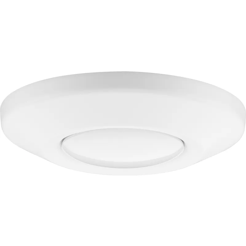 Intrinsic LED 7.25 inch Satin White Flush Mount Ceiling Light in Matte White, Progress LED