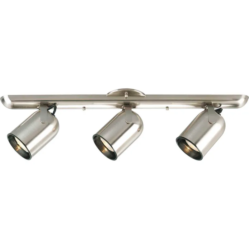 Directional 3 Light 6.56 inch Brushed Nickel Multi Directional Wall/Ceiling Light