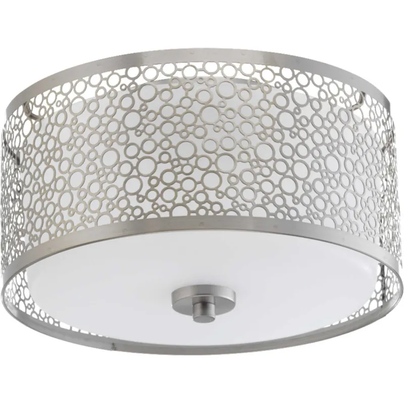 Mingle LED LED 11 inch Brushed Nickel Flush Mount Ceiling Light, Progress LED