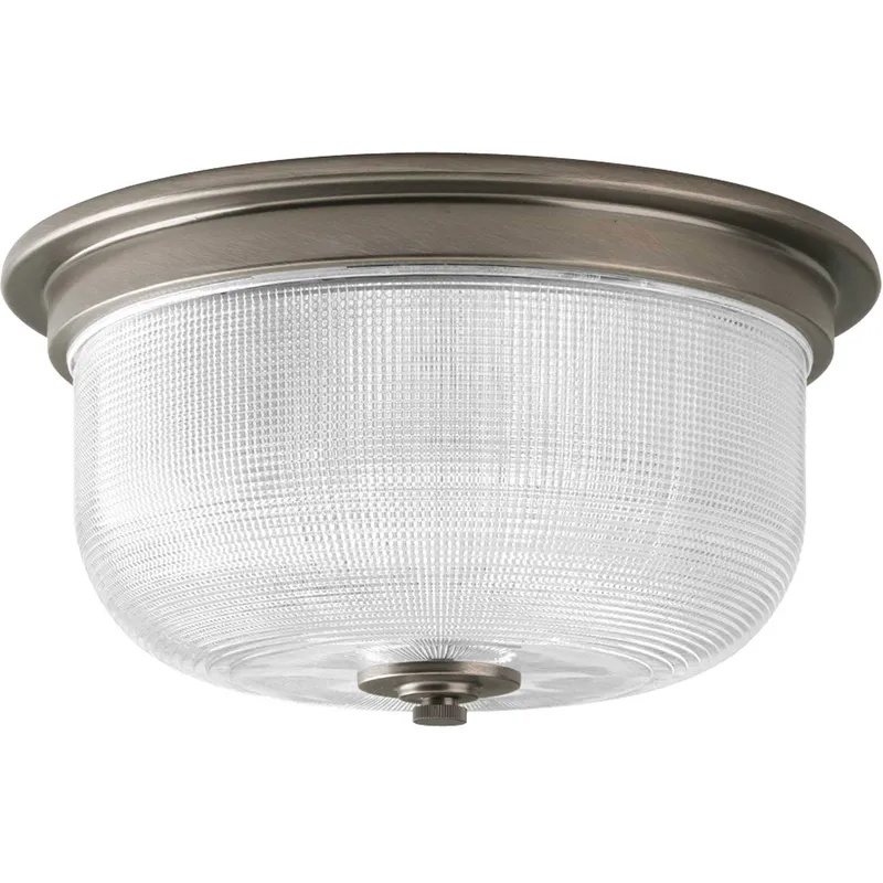 Archie 2 Light 12.38 inch Antique Nickel Flush Mount Ceiling Light
