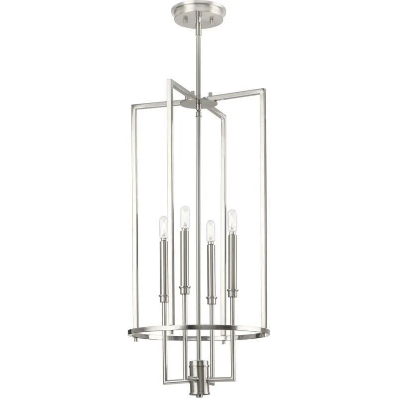 Elara 4 Light 15 inch Brushed Nickel Foyer Light Ceiling Light