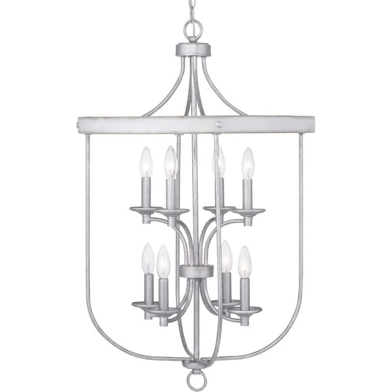 Gulliver 8 Light 21 inch Galvanized Foyer Pendant Ceiling Light