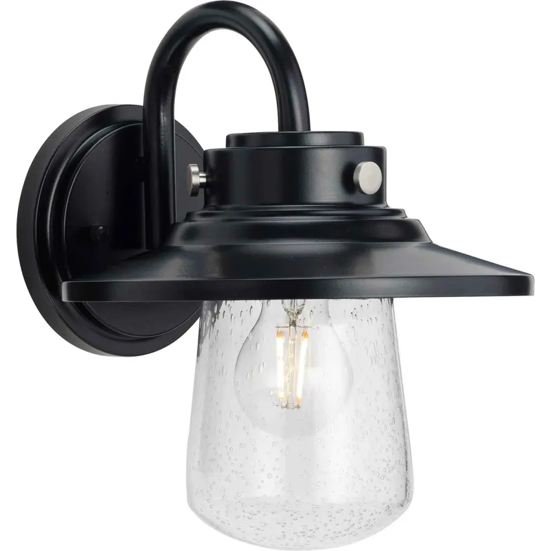 Tremont 1 Light 11 inch Matte Black Outdoor Wall Lantern, Medium