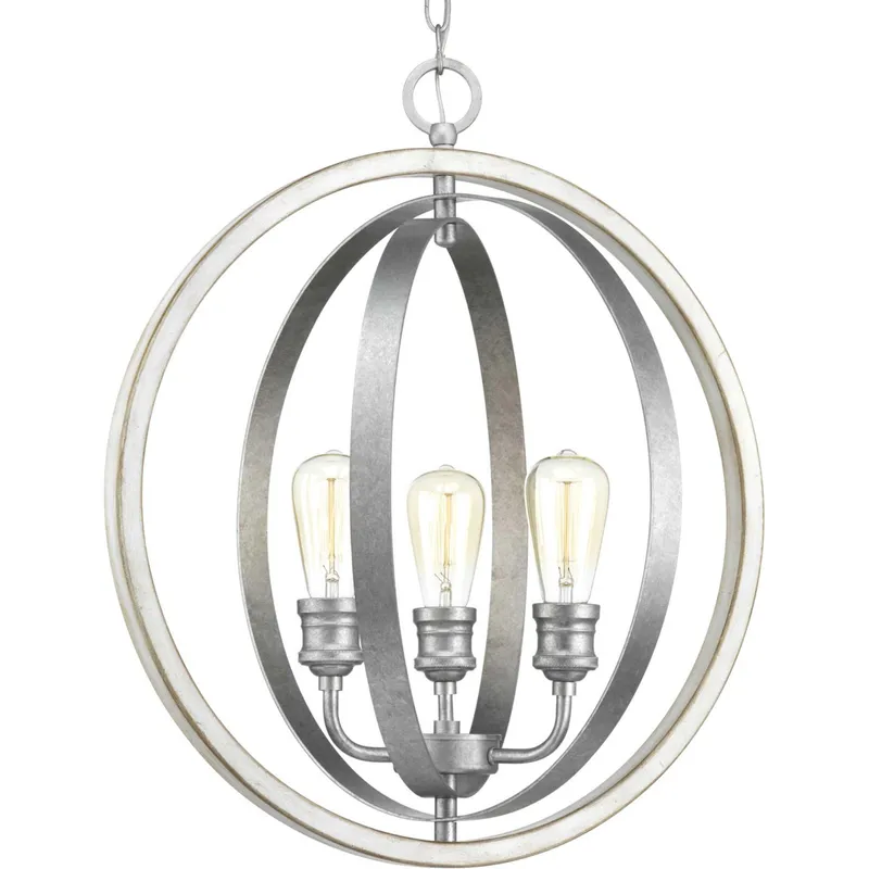 Conestee 3 Light 21.25 inch Galvanized Pendant Ceiling Light