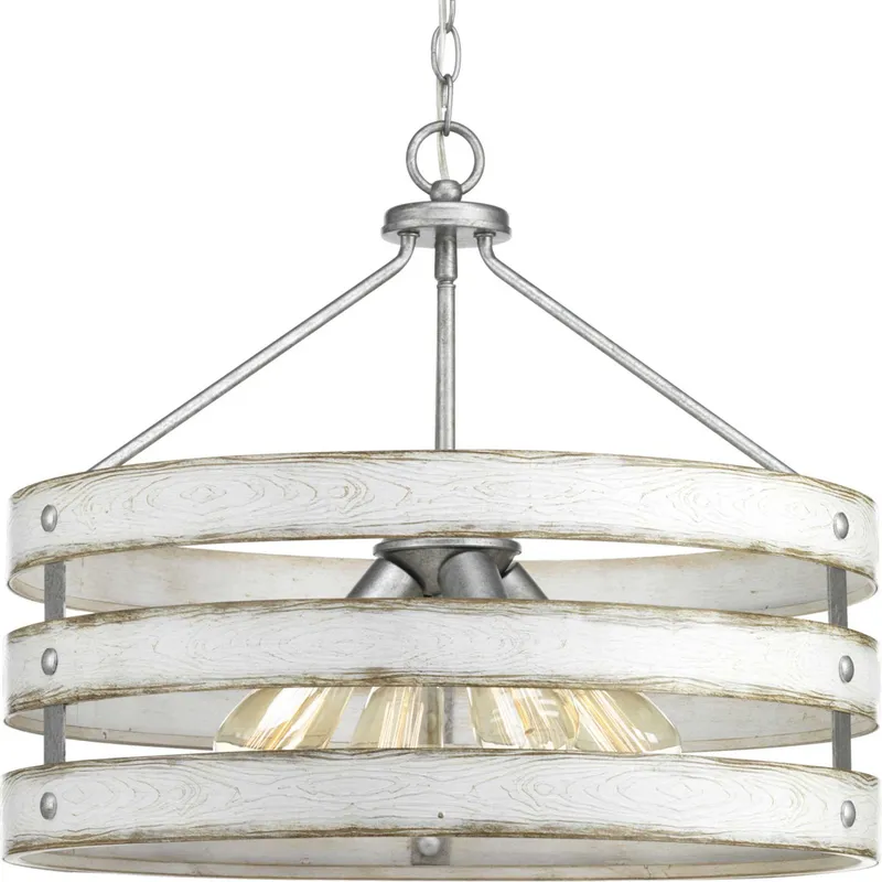 Gulliver 4 Light 21.63 inch Galvanized Pendant Ceiling Light