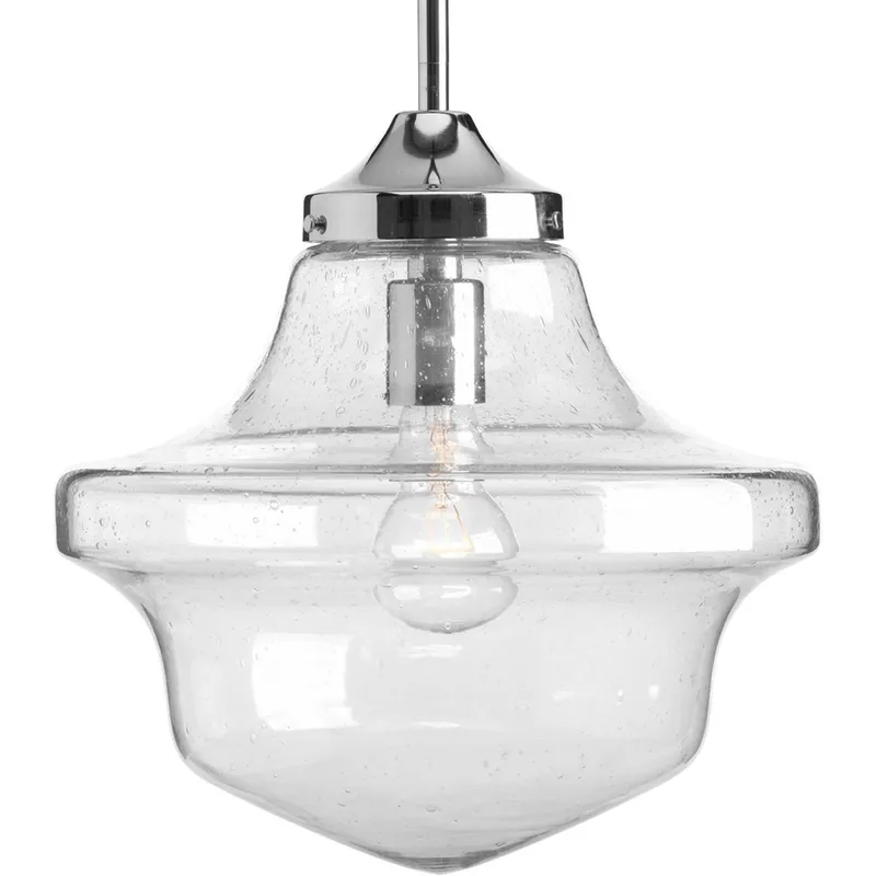 Academy 1 Light 12 inch Polished Chrome Pendant Ceiling Light