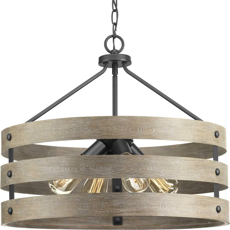 Gulliver 4 Light 21.63 inch Graphite Pendant Ceiling Light
