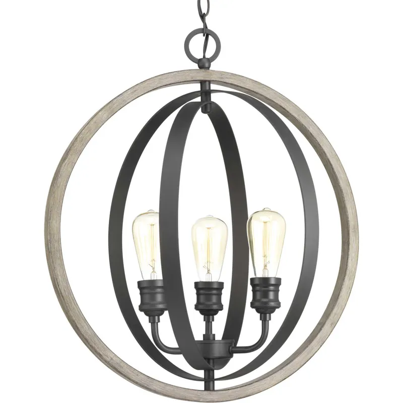 Conestee 3 Light 21.25 inch Graphite Pendant Ceiling Light
