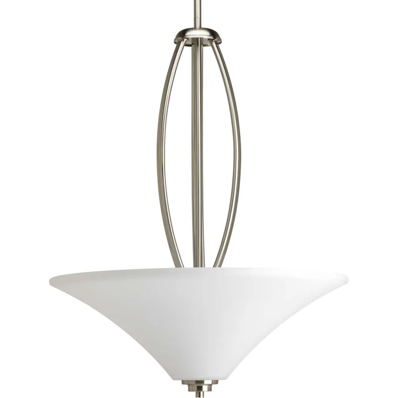 Joy 3 Light 19.5 inch Brushed Nickel Pendant Ceiling Light