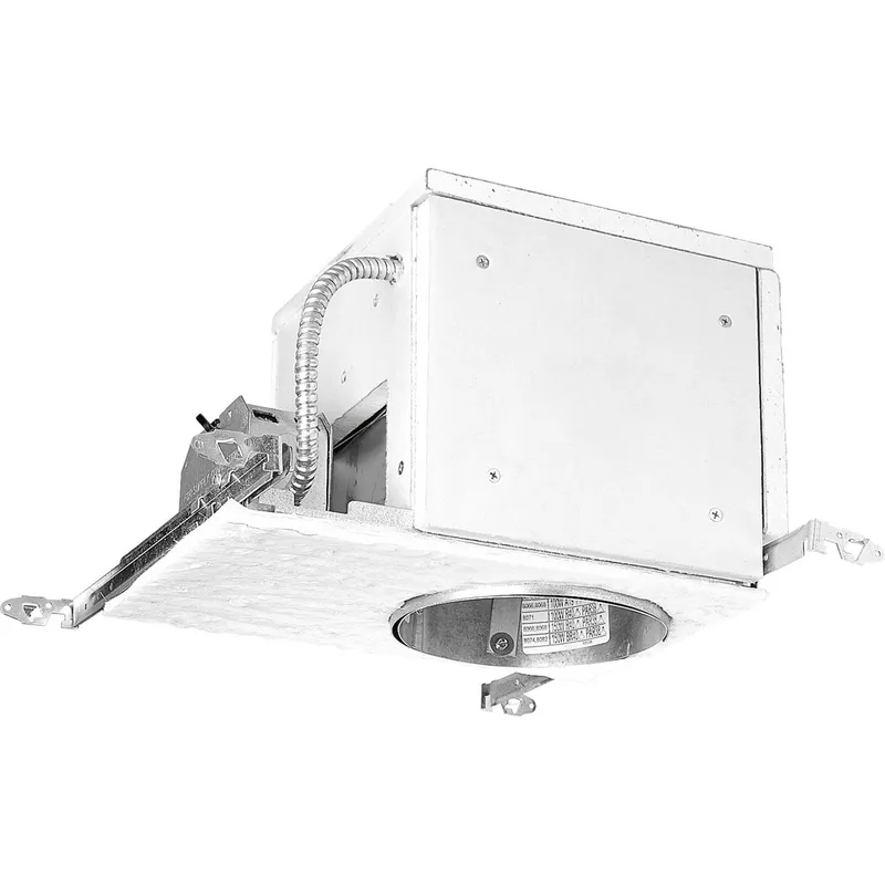Recessed Lighting Unfinished Recessed Firebox Housing, 6in, Non-IC, Incandescent