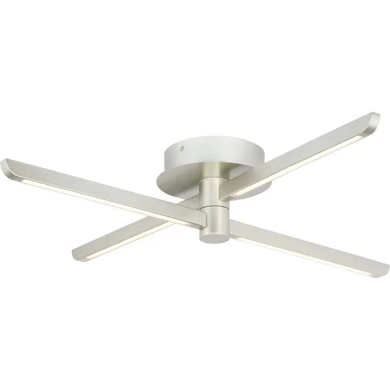 Pivot LED LED 25 inch Burnished Nickel Semi-Flush Mount Ceiling Light
