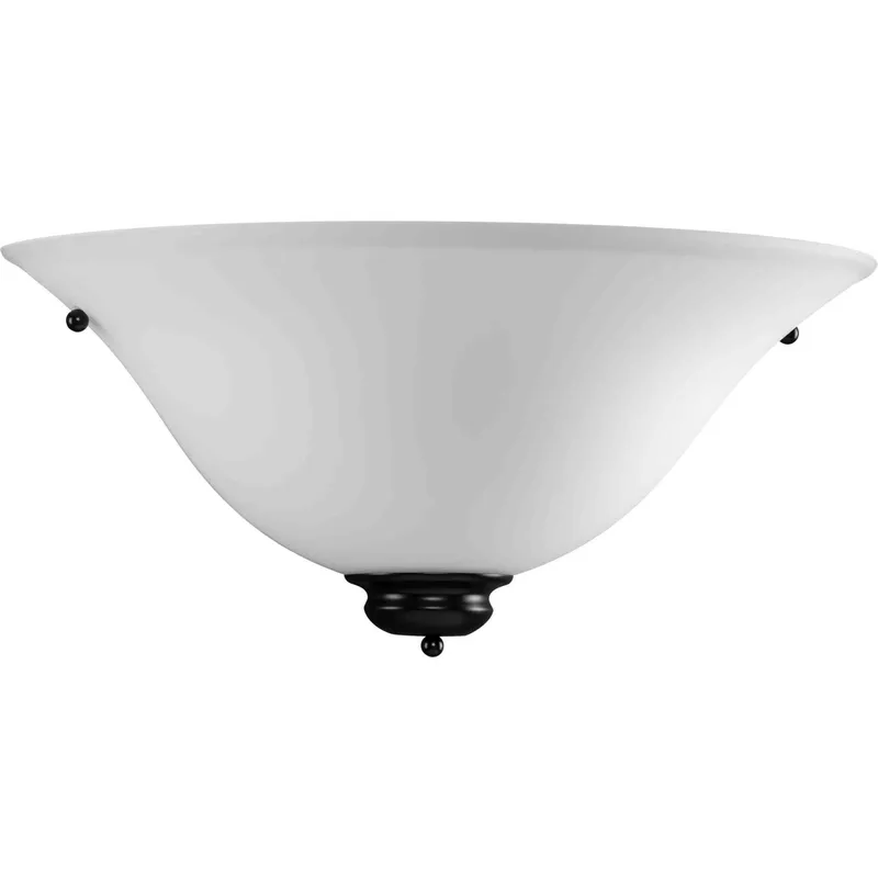 Opal Glass 1 Light 7.5 inch Matte Black Wall Sconce Wall Light