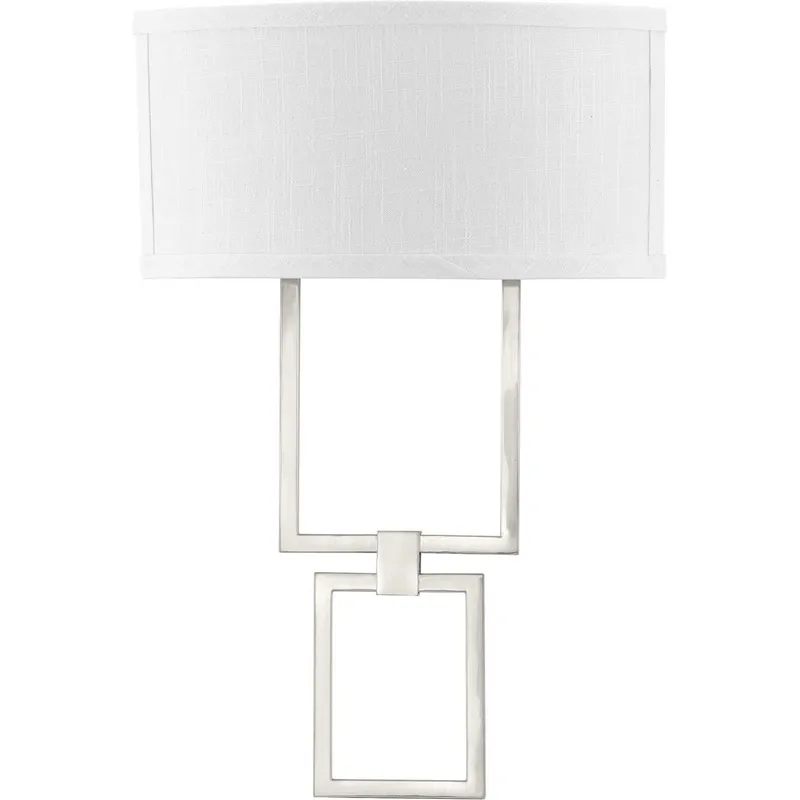 LED Shaded Sconce LED 14 inch Brushed Nickel ADA Wall Sconce Wall Light, Progress LED