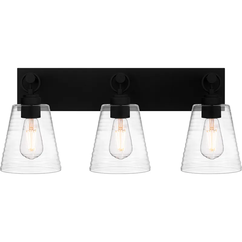 Ludlow 2 Light 15 inch Earth Black Bath Light Wall Light