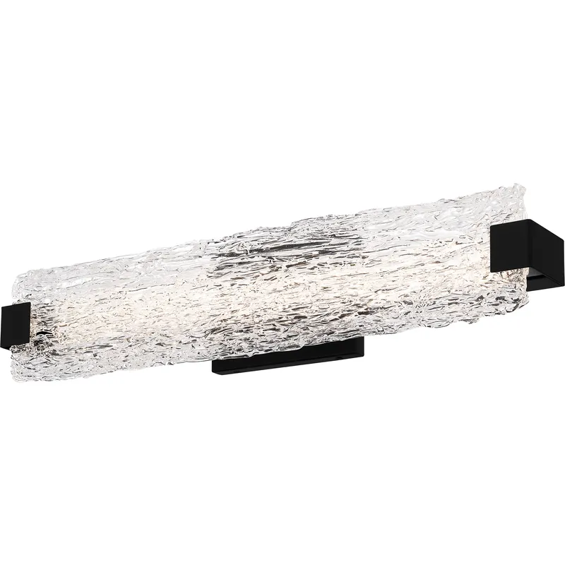 Winter LED 24 inch Matte Black Bath Light Wall Light