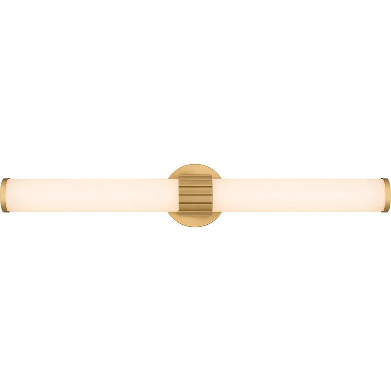Kaye LED 28 inch Aged Brass Bath Light Wall Light, Large