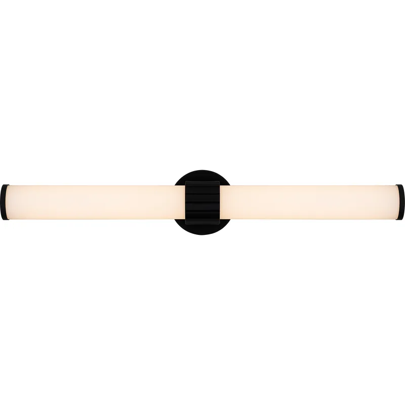 Kaye LED 28 inch Matte Black Bath Light Wall Light, Large