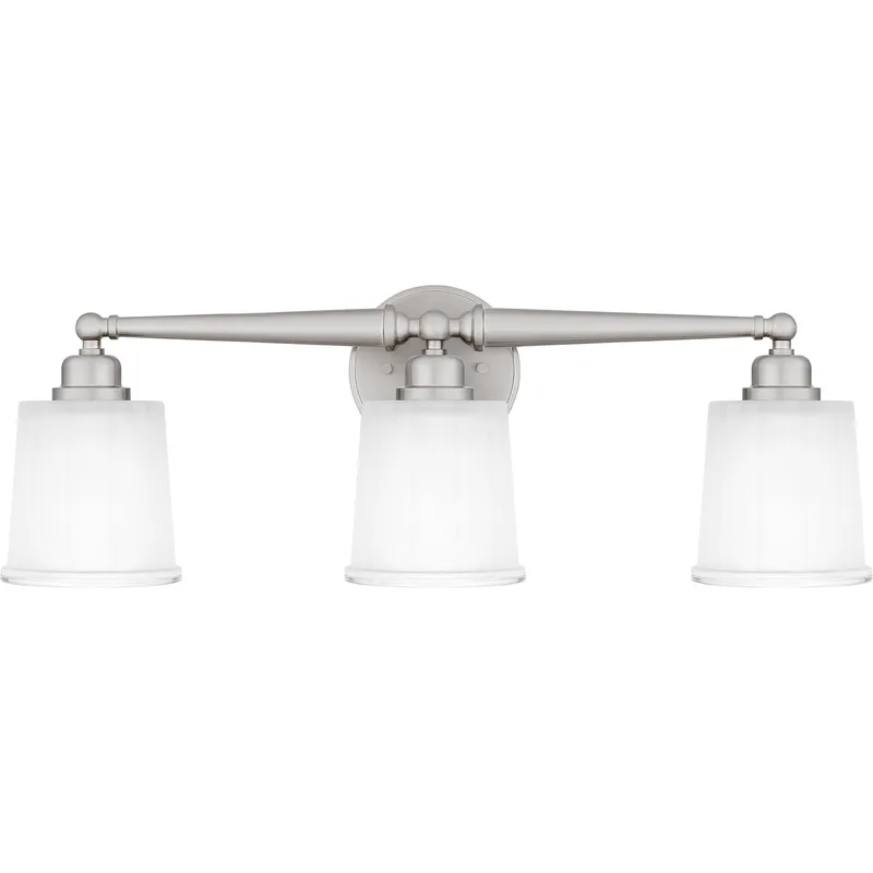 Cecilia 3 Light 24 inch Brushed Nickel Bath Light Wall Light, Large