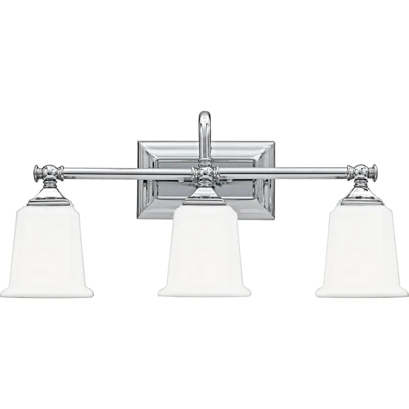Nicholas 3 Light 22 inch Polished Chrome Bath Light Wall Light
