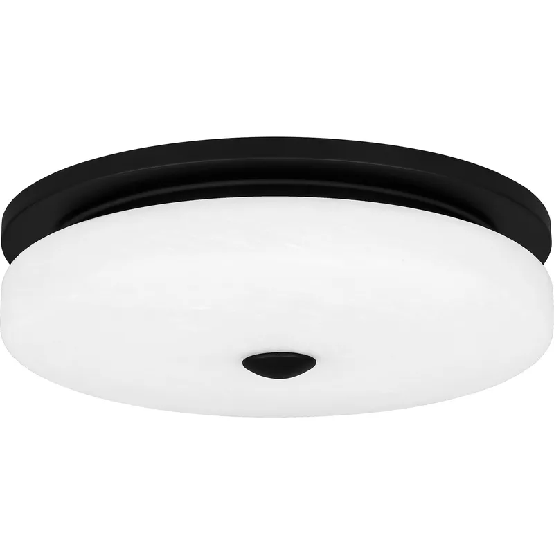Tavani 15 inch Matte Black Flush Mount Ceiling Light